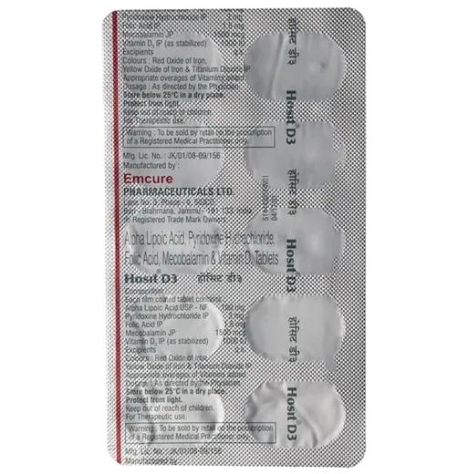 hosit d3 tablet 10's